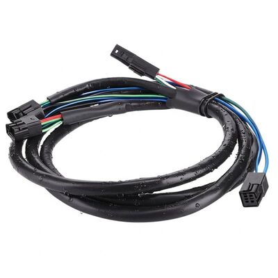 Black Insulation Air Conditioning Wiring Harness 18 AWG Wire Gauge Excellent Waterproofing Performance Durable Connection Solution
