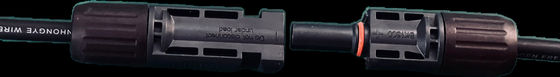 TUV UL Photovoltaic Connector IP65 Waterproof ClassⅡ Flame Rating For Solar Power System Connection