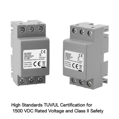 High Standards TUV/UL Certification for 1500 VDC Rated Voltage and Class II Safety